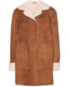 Miu Miu Sheepskin Coat - Lyst