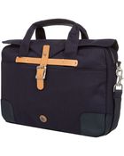 Ben Sherman Leathertrimmed Twill Canvas Commuter Bag - Lyst