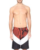 Givenchy Paisley Swim Trunks - For Men - Lyst
