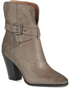 Donald J Pliner Sarje Snakeskin Boots - Lyst