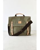 Will Leather Goods Wax-Coated Canvas Messenger Bag - Lyst