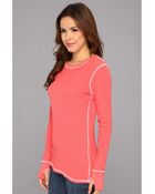 Allen Allen L/S Thumbhole Tee Thermal Crew - Lyst