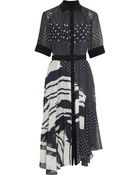 Preen By Thornton Bregazzi Fallon Printed Georgette Dress - Lyst
