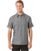 Perry Ellis Short Sleeve Linen Shirt - Lyst