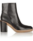 Alexander Wang Jourdan Leather Ankle Boots - Lyst