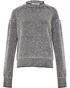 Jil Sander Womens Diamond Stitch Sweater - Lyst