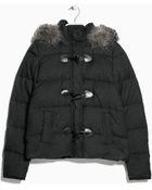 Mango Feather Down Hooded Coat - Lyst