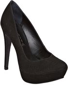 Steven By Steve Madden Vyperr Snake-Embossed Leather Pumps - Lyst