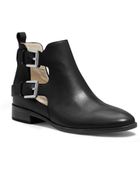 Michael Kors Anya Leather Ankle Boot - Lyst