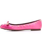 Marc By Marc Jacobs Studded Mouse Flats - Lyst