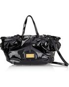 Valentino Faux Patent-Leather Shoulder Bag - Lyst