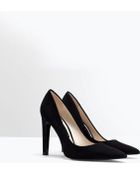 Zara Leather Court Shoe - Lyst