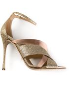 Sergio Rossi Criss-Cross Sandal - Lyst