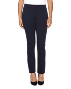 Donna Karan New York Straight-Leg Back-Seam Pants - Lyst