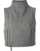 DSquared2 Biker Style Gilet - Lyst