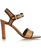 Marni Two-Tone Leather Sandals - Lyst