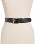 Lauren by Ralph Lauren Leather Belt - Lyst