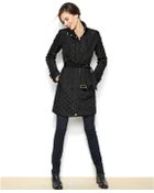 Cole Haan Belted Quilted Jacket - Lyst