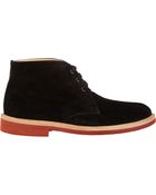 Barneys New York Suede Plain-Toe Chukka Boots - Lyst