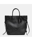 Coach Tatum Studded Tall Tote In Pebble Leather - Lyst
