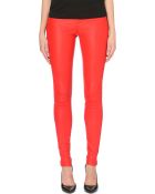 Helmut Lang Skinny Mid-rise Leather Trousers - Lyst