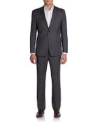 Versace Pinstriped Woolblend Suit - Lyst