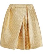 No 21 Speranza Skirt in Gold Brocade - Lyst