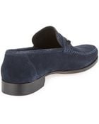 Bruno Magli Pittore Slipon Crossstitch Loafer - Lyst