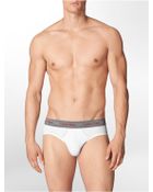 Calvin Klein 3 Pack Cotton Stretch Hip Brief - Lyst