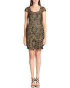 Kay Unger Embellished Cap-Sleeve Dress - Lyst