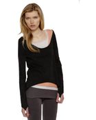 R&r Surplus Thumb Hole Scoop Neck Top - Lyst
