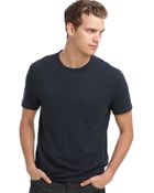 John Varvatos Usa Short Sleeve Pocket Tee - Lyst