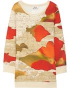 Acne Studios Avedon Printed Cotton Top - Lyst