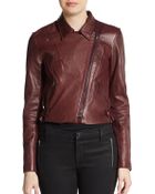 Sachin & Babi Salma Cropped Leather Jacket - Lyst
