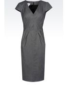 Armani Flannel Dress - Lyst
