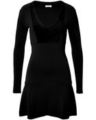 Issa Knit V-Neck Dress - Lyst