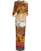 Givenchy Mosaic-Print Stretch-Jersey Maxi Dress - Lyst