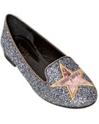 Chiara Ferragni Hollywood Star Glitter Loafers - Lyst