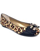 Adrienne Vittadini Charo Printed Flats - Lyst