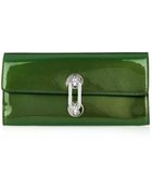 Balenciaga Maillon Money Patent-Leather Wallet - Lyst