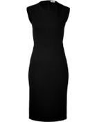 L'Agence Wool Sheath Dress - Lyst