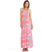 Mink Pink Eastern Aztec Maxi Dress - Lyst