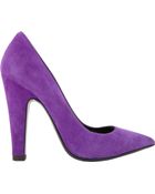 Giuseppe Zanotti Suede Pointtoe Pumps - Lyst