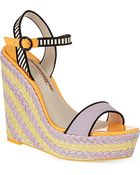 Sophia Webster Lucita Wedged Sandals - Lyst
