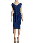 Donna Karan New York Cap-Sleeve Infinity Jersey Dress - Lyst