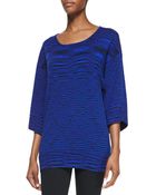 Michael Kors Cashmere Space-Dye Kimono Top - Lyst