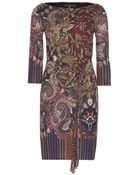 Etro Printed Dress - Lyst