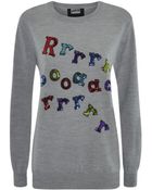 Markus Lupfer Rrrrroar Sequin Sweater - Lyst