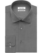 Calvin Klein Regular Fit Pima Dress Shirt - Lyst