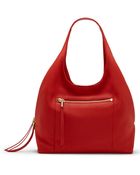 Vince Camuto Zoe Leather Hobo Bag - Lyst